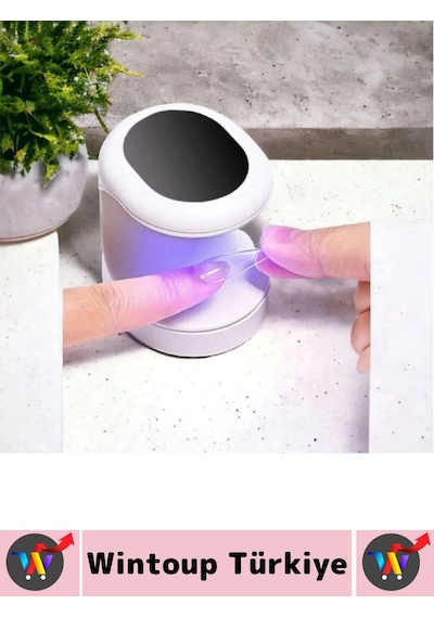 Yüksek Kaliteli Tırnak Oje Protez Tırnak 60 Saniye Hızlı Kurutma Uv Led Işıklı Mini Tırnak Kurutucu