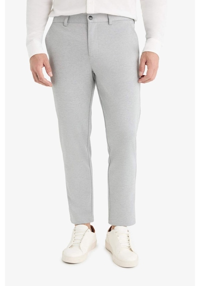 Defacto Jogger Fit Cepli Esnek Kumaş Düz Paça Pantolon T6317az25augr377 Gri