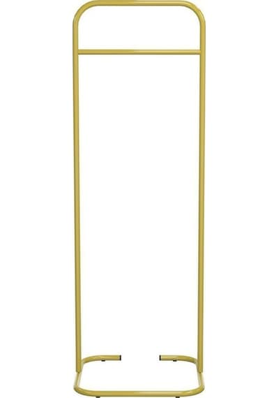 Metallica Concept Butik Dik Tekli Gold Konfeksiyon Askısı Ayaklı Askılık Elbise Askılığı Altın