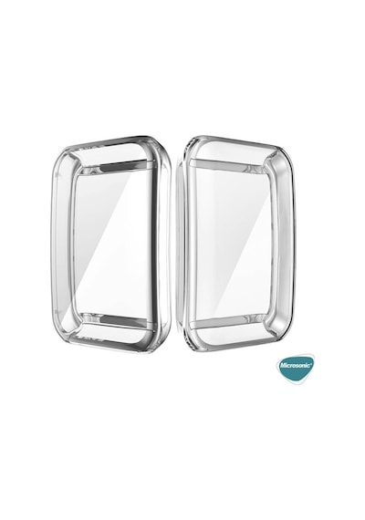 Huawei Honor Band 9 İçin Kılıf 360 Full Round Soft Silicone Şeffaf Honor Band 9 İle Uyumlu Kılıf - Şeffaf