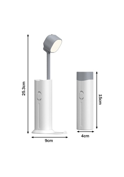 Noas 4500 mAh Kapasite Powerbank Masa Lambası Telefon Standı Fener