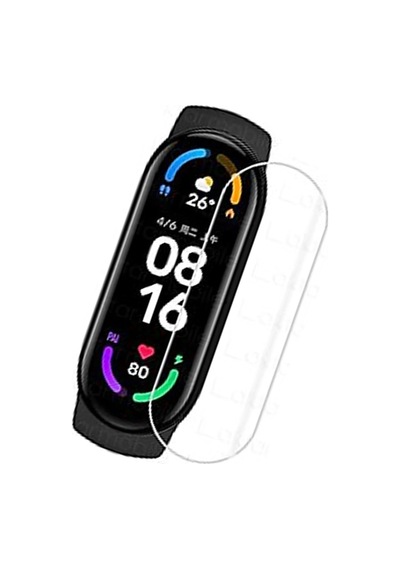 Xiaomi Mi Band 6 Polymer Nano Ekran Koruyucu - Şeffaf