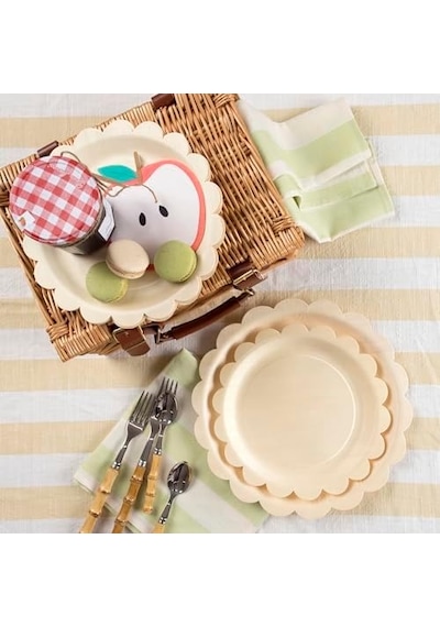 - Ditsy Posy Çiçekli Tabaklar - M - 8 Adet 256