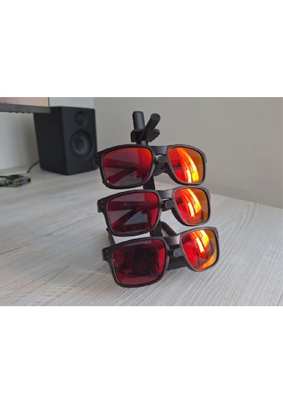Masa Üstü Gözlük Tutucu Stand Siyah