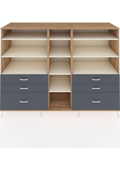 Kronos Dolap 10 Raflı 6 Çekmeceli 220x59x163 Çam-aytaşı/antrasit Çam-aytaşı/antrasit Kronos Dolap 10 Raflı 6 Çekmeceli 220x59x163 Çam-aytaşı/antrasit Çam-aytaşı/antrasit
