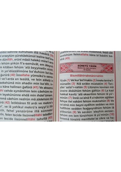 Türkçe Kuran-I Kerim Latince