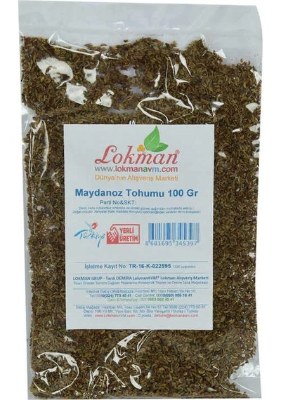 Maydanoz Tohumu Doğal 100 Gr Paket