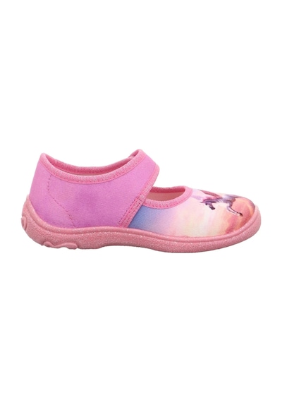 Superfit Belinda Kız Çocuk Ev Kreş Ayakkabısı Unicorn - Lila 800288-8540