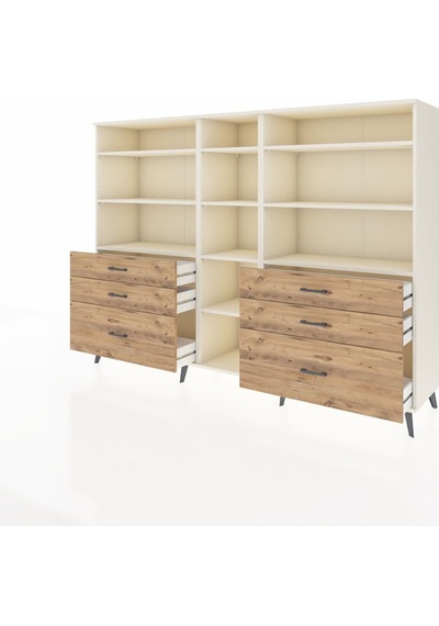 Hyperion Dolap 10 Raflı 6 Çekmeceli 220x44x163 Aytaşı-aytaşı/çam Aytası/atlas Çam - Aytası Hyperion Dolap 10 Raflı 6 Çekmeceli 220x44x163 Aytaşı-aytaşı/çam Aytası/atlas Çam - Aytası