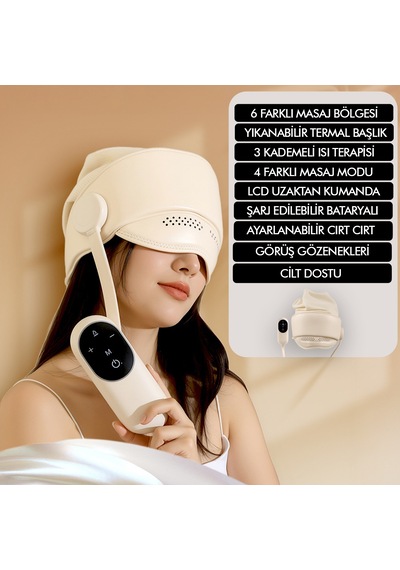 Relaxus Isıtmalı Kafa Masaj Cihazı Relaxus Isıtmalı Kafa Masaj Cihazı