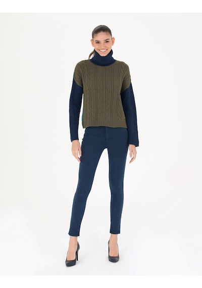 Pierre Cardin Kadın Lacivert Triko Kazak 50277148-vr033 Lacivert