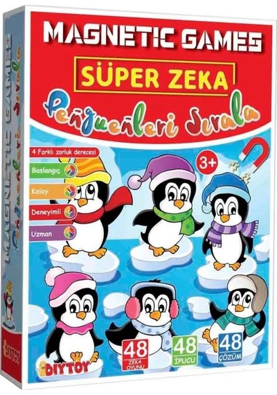 Mey İthalat 2397 Manyetik Magnet Penguenleri Sırala