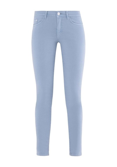 Explosion Minimalist Slim Fit Kadın Pantolon - Günlük Kullanım Açık Mavi