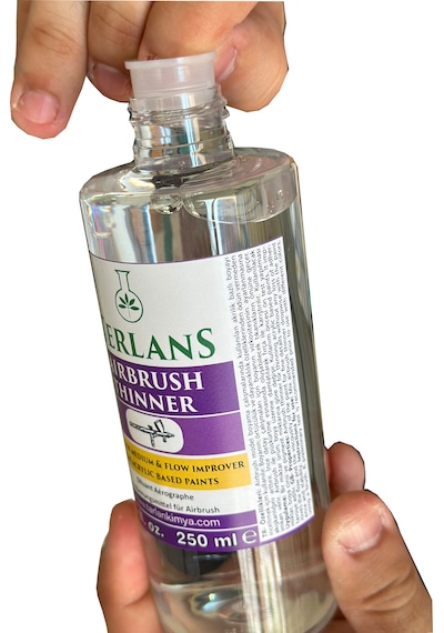 Airbrush İnceltici 250 Ml Akrilik Boya Airbrush Thinner Flow Improver Akışkanlık & Detay Kontrolü