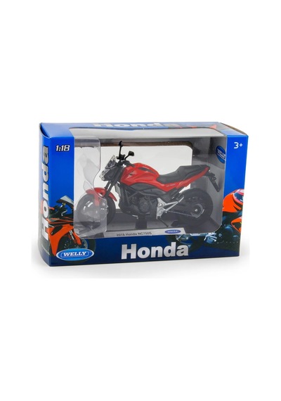 2018 Honda Nc750 S 1/18 Ölçek Welly Motosiklet Metal Model Motosiklet Oyuncak Araba Koleksiyon