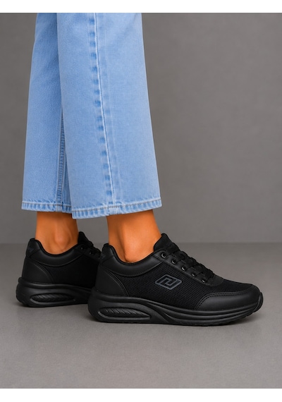Celira Prl Siyah Anorak Kadın Sneaker Spor Ayakkabı 724
