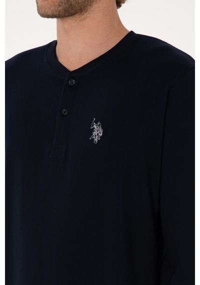 U.s. Polo Assn. Erkek Lacivert Pijama Takım 50318607-vr033 Lacivert