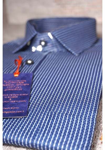 Elitpark Royal Stripe Desenli Uzun Kollu Pamuklu Cepli Rahat Kalıp Premium Erkek Gömlek Lacivert Elitpark Royal Stripe Desenli Uzun Kollu Pamuklu Cepli Rahat Kalıp Premium Erkek Gömlek Lacivert