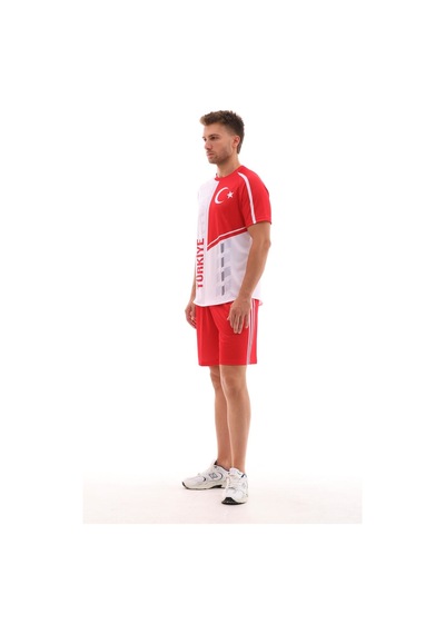 Sportech K0164 Türkiye Forma Takımı Tek Kelime Isim Ve Numara Yazılır Beyaz