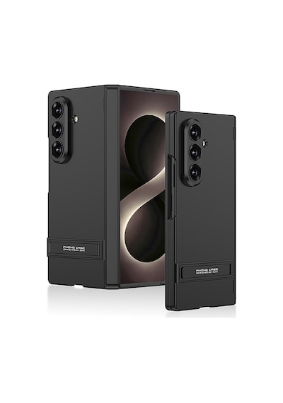 Galaxy Uyumlu Z Fold 8 Ultra Kılıf Pazarplus Kıpta Standlı Kılıf Gümüş