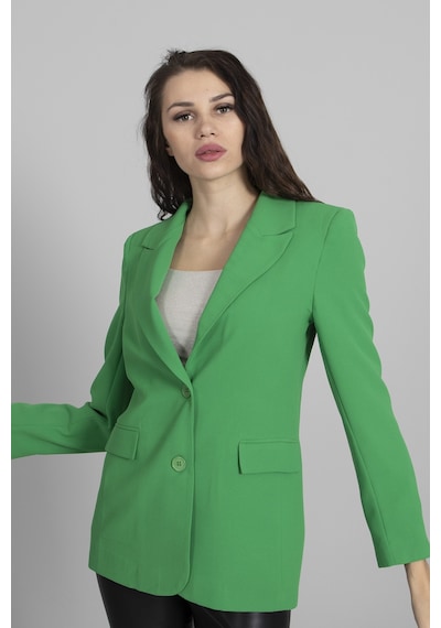 Feminist Yeşil Vatkalı Astarlı Blazer Ceket 0105110.07 Yeşil
