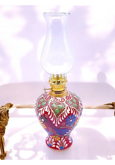 Sharp&art Çini El Işlemesi Dekoratif Gaz Lambası 34946217