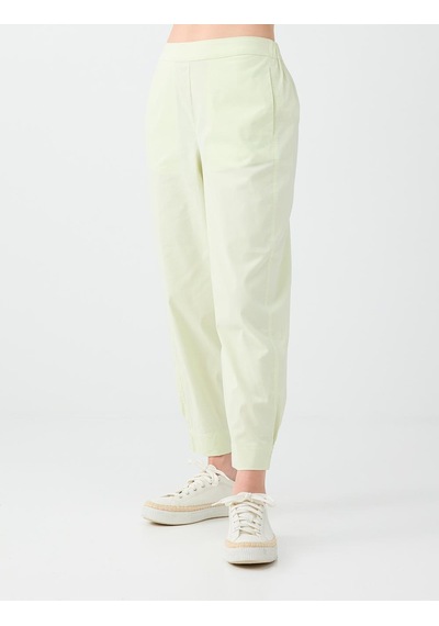 Jimmy Key Mint Yeşili Beli Lastikli Pamuk Karışımlı Poplin Pantolon 6sw187657332