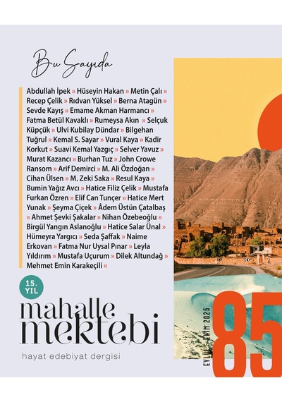 Mahalle Mektebi Dergi 85.sayı Eylül-ekim 2025