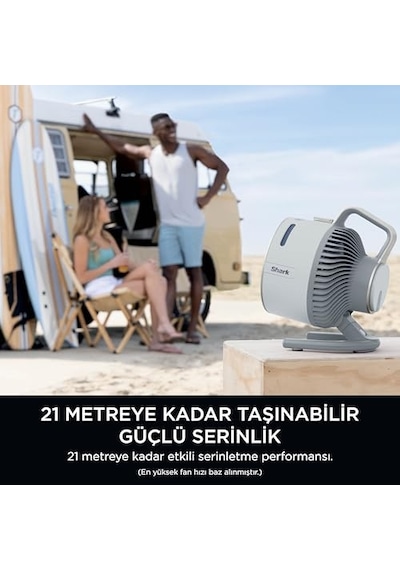 Shark Flexbreeze Hydrogo Serinletici Buharlı Fan - Dove