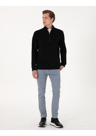 Pierre Cardin Erkek Siyah Sweatshirt 50314044-vr046 Siyah