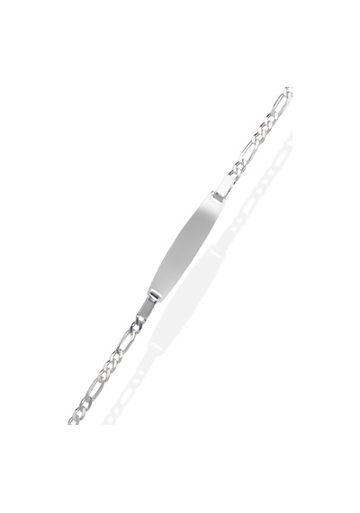 Encili Silver  925 Ayar Gümüş Çocuk Künyesi