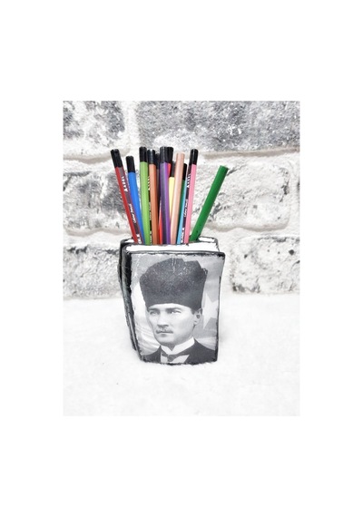 El Yapımı Atatürk Resimli Kitap Modeli Kalemlik, Diğer