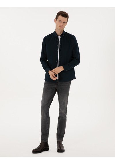 Pierre Cardin Erkek Lacivert Gömlek Desenli 50316736-vr033 Lacivert