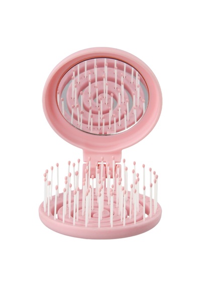 Proco Proco Beauty Makaron Saç Fırçası-üç Boyutlu 3d Esnek Aynalı Çanta Boy Saç Fırçası-compact Detangler 99575640