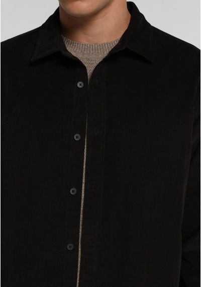 Colin's Colins Regular Fit Shirt Neck Düz Erkek Kahverengi Uzun Kol Gömlek Cl1083257 Q1.v2 Brw