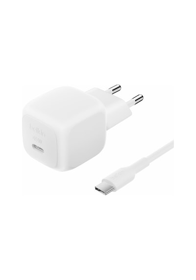 Belkin Kompakt Duvar Şarj Cihazı 45 W + Usb-c - Usb-c Kablosu, Ap