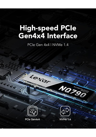 Nq790 1 Tb, M.2 2280 Pcıe Gen4x4 Nvme 1.4 Dahili, 7.000 Mb/s'ye Kadar Okuma, 5.000 Mb/s'ye Kada
