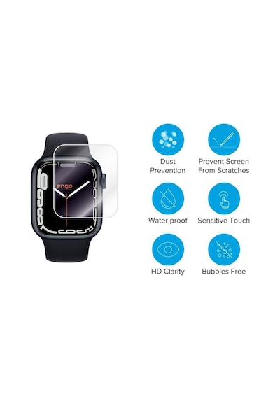 Apple Uyumlu  Watch 8 41 Mm Mat Ekran Koruyucu Tpu Film 2 Adet