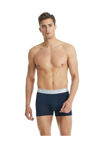 Erkek Modal Elastan Boxer Silver 9303 Lacivert