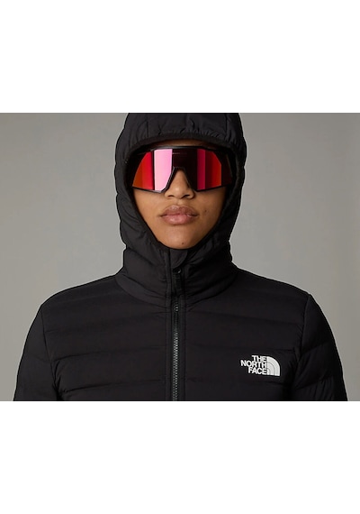 The North Face W Belleview Stretch Down Kadın Outdoor Parka 600 Dolgu Kaz Tüyü NF0A7UK74H01 Siyah