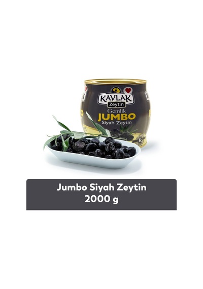Jumbo Gemlik Siyah Zeytin 2 Kg