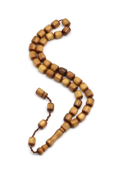 Akasya Ağacı Tesbih 6 X 8 Mm Kapsül Kesim - T-1867