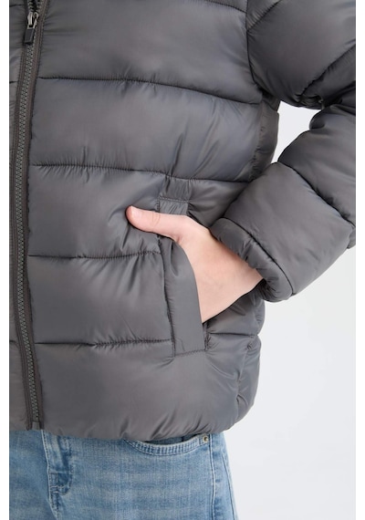 DeFacto Erkek Çocuk Su İtici Fermuarlı Cepli Basic Düz Şişme Mont D5900A825SPAR58