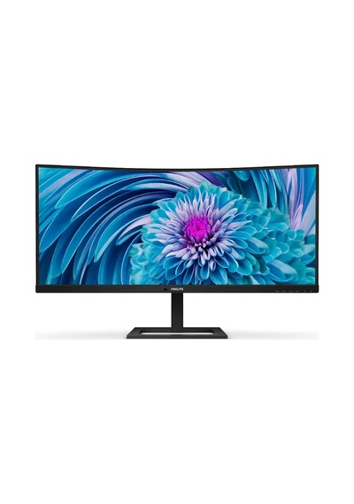 34 Phılıps 346e2cuae/00 4ms 100mhz 1xhdmı 1xdp Wqhd 3440 X 1440 Usb-c Hoparlör Yükseklik Ayarı Curved Vesa Siyah