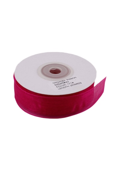 Organze Kurdele 40 Mm 22 Metre Fuşya N11.1361