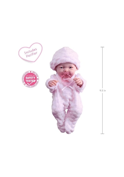 Berenguer Gerçekçi Yenidoğan Oyuncak Mini Kız Bebek 24 Cm - Pembe