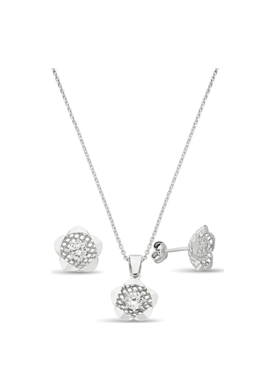925 Ayar Gümüş Çiçek Set - 67018600 Gümüş