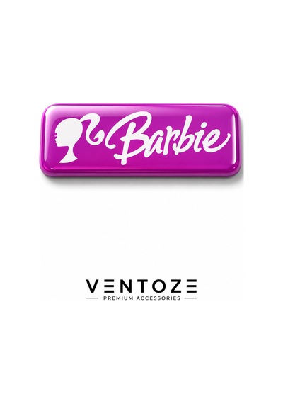 Barbie Damla Etiket 3d Reçine Logo Sticker Oto Araç İçi Dekoratif Aksesuar 6x1,5 Cm