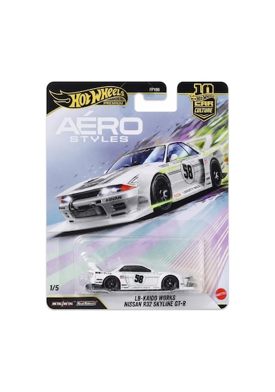 Hot Wheels Premium Car Culture Lb-kaido Works Nissan R32 Skyline Gt-r Jkf05 Çok Renkli