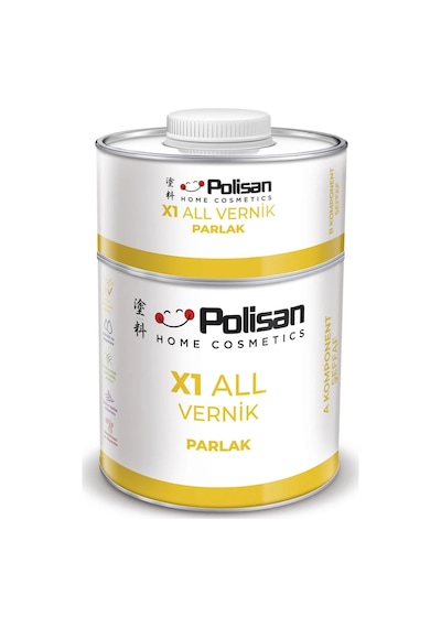 Polisan X1 All Vernik Parlak 0.6 Kg.